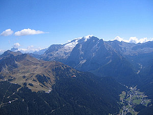 i34 Flug vom Col Rodella zum Belvedere